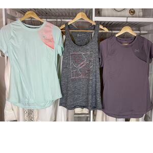 Under Armor Women's Size M Set of 3 Athletic Activewear Tops #0520